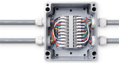 electrical junction box assembly|electrical junction box with terminals.